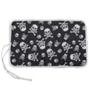 Skull-crossbones-seamless-pattern-holiday-halloween-wallpaper-wrapping-packing-backdrop Pen Storage Case (L) View1