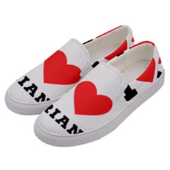 I Love Brian Men s Canvas Slip Ons by ilovewhateva