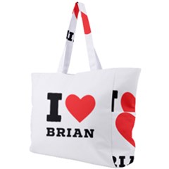 I Love Brian Simple Shoulder Bag by ilovewhateva