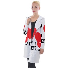 I Love Kevin Hooded Pocket Cardigan by ilovewhateva