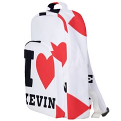 I Love Kevin Double Compartment Backpack by ilovewhateva