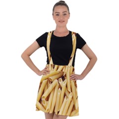 Pasta-79 Velvet Suspender Skater Skirt by nateshop