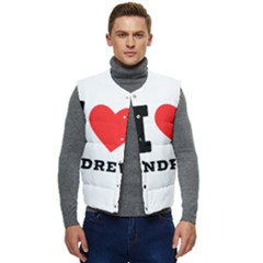 I Love Andrew Men s Short Button Up Puffer Vest	 by ilovewhateva