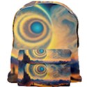 Ai Generated Surrealist Fantasy Dream Moon Space Giant Full Print Backpack View1