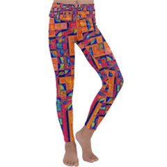 Background Graphic Beautiful Wallpaper Art Abstract Kids  Lightweight Velour Classic Yoga Leggings by Jancukart
