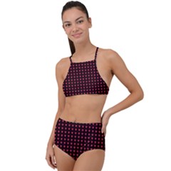 Arrow Pentagon Desktop Wallpaper Geometric Pattern High Waist Tankini Set by Jancukart