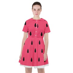 Watermelon Fruit Pattern Sailor Dress by Semog4