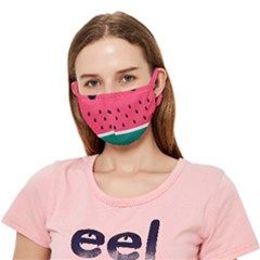 Watermelon Fruit Pattern Crease Cloth Face Mask (adult) by Semog4