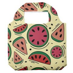 Watermelon Pattern Slices Fruit Premium Foldable Grocery Recycle Bag by Semog4