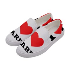 I Love Mark Women s Canvas Slip Ons by ilovewhateva