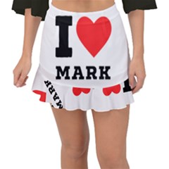 I Love Mark Fishtail Mini Chiffon Skirt by ilovewhateva