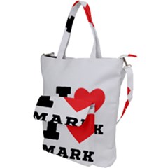 I Love Mark Shoulder Tote Bag by ilovewhateva