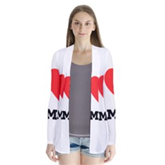 I Love James Drape Collar Cardigan by ilovewhateva