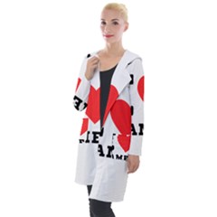 I Love James Hooded Pocket Cardigan by ilovewhateva