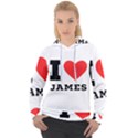 I love James Women s Overhead Hoodie View1