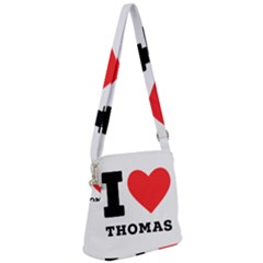 I Love Thomas Zipper Messenger Bag by ilovewhateva