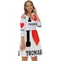 I love thomas Shoulder Cut Out Zip Up Dress View3