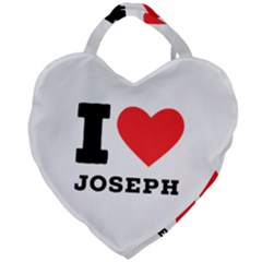 I Love Joseph Giant Heart Shaped Tote by ilovewhateva