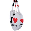 I love joseph Giant Heart Shaped Tote View3