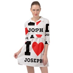 I Love Joseph Mini Skater Shirt Dress by ilovewhateva