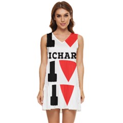 I Love Richard Tiered Sleeveless Mini Dress by ilovewhateva