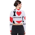 I love william Long Sleeve Zip Up Bomber Jacket View2