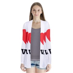 I Love David Drape Collar Cardigan by ilovewhateva