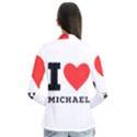 I love michael Drape Collar Cardigan View2