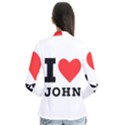 I love john Drape Collar Cardigan View2