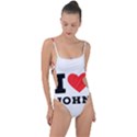 I love john Tie Strap One Piece Swimsuit View1