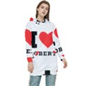 I love robert Women s Long Oversized Pullover Hoodie View1