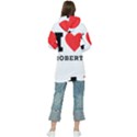 I love robert Women s Long Oversized Pullover Hoodie View2