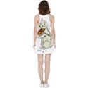 Cat Playing The Violin Art Inside Out Reversible Sleeveless Dress View4