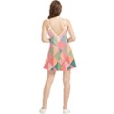 Background Geometric Triangle Summer Frill Dress View2