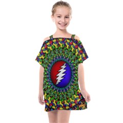 Grateful Dead Kids  One Piece Chiffon Dress by Semog4