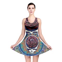 Grateful Dead Skull Rose Reversible Skater Dress by Semog4