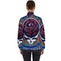 Grateful Dead Skull Rose Women s High Neck Windbreaker View2