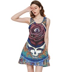 Grateful Dead Skull Rose Inside Out Racerback Dress by Semog4