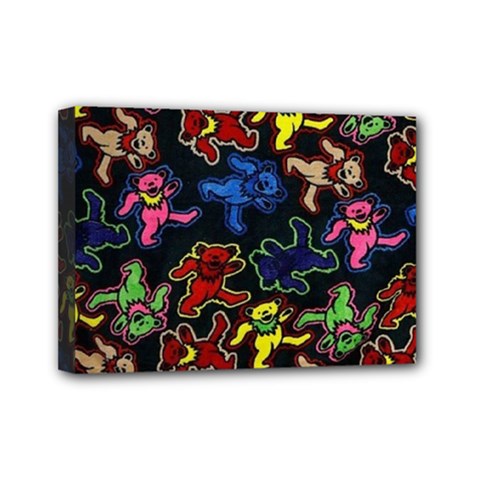 Grateful Dead Pattern Mini Canvas 7  X 5  (stretched) by Semog4