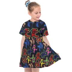 Grateful Dead Pattern Kids  Sailor Dress by Semog4