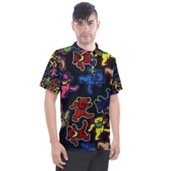 Grateful Dead Pattern Men s Polo Tee by Semog4