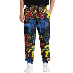 Grateful Dead Pattern Men s Elastic Waist Pants by Semog4