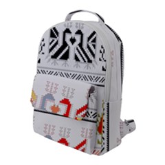 Bulgarian Folk Art Folk Art Flap Pocket Backpack (large) by Salman4z