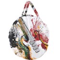 Electric Guitar Grunge Giant Round Zipper Tote View1