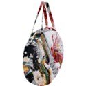 Electric Guitar Grunge Giant Round Zipper Tote View3