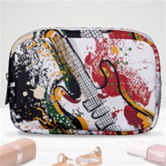 Electric Guitar Grunge Make Up Pouch (small) by Salman4z