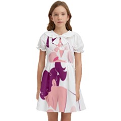 2 20230504 230106 0001 Kids  Bow Tie Puff Sleeve Dress by Fhkhan22