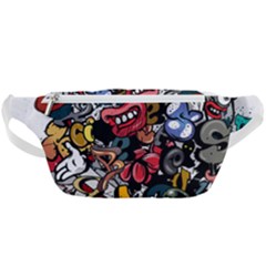 Mural Graffiti Paint Waist Bag  by Salman4z