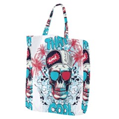 That Cool Graffiti Skull Giant Grocery Tote by Salman4z