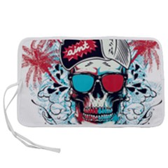 That Cool Graffiti Skull Pen Storage Case (l) by Salman4z